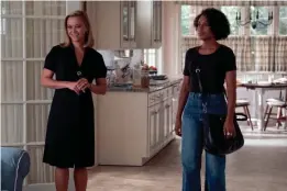  ??  ?? Elena (Reese Witherspoo­n) and Mia (Kerry Washington) in Hulu’s “Little Fires Everywhere.”