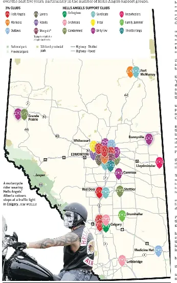 Outlaw Motorcycle Gangs In Alberta Pressreader