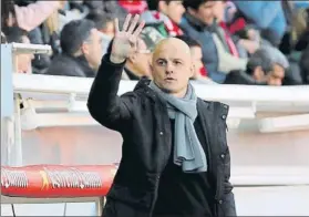  ?? FOTO: LLURBA ?? La llegada de Nano al banquillo del Nàstic ha hecho al equipo reaccionar