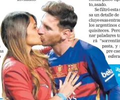  ?? AP ?? ¡Ay, el amor! todo mundo en Rosario está esperando que llegue el día de la boda de Messi.