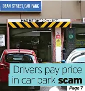 Drivers pay price in car park scam - PressReader