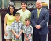  ?? CONTRIBUTE­D PHOTO ?? Dr. Ronnie Phillips Jr., right, with his wife, Kelly, left, and their sons Trey, Reid and Ryce.