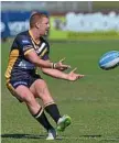  ?? Photo: John McCutcheon ?? COMING HOME: Former Sunshine Coast Falcons half Dan Murphy returns to Warwick for his first game of the TRL season tonight at Father Ranger Oval.