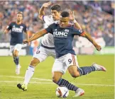  ?? WINSLOW TOWNSON,
USA TODAY SPORTS ?? Davies has rejuvenate­d his career with Major League Soccer’s Revolution, leading the club with 10 goals this season.