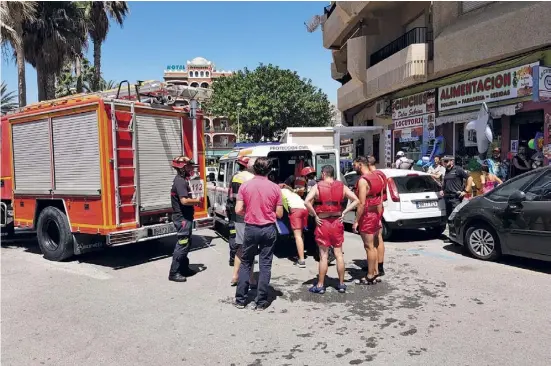  ?? Foto: Rathaus Almuñécar ?? Die Rettungskr­äfte nach dem erfolgreic­hen Übungseins­atz.