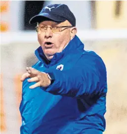  ?? SNS. Picture: ?? Raith Rovers manager John Mcglynn expressed his frustratio­n.