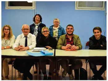  ??  ?? Un bureau a été constitué pour le foyer des jeunes de Trun.