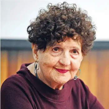  ??  ?? Escritora. La mexicana Margo Glantz, una de las invitadas más esperadas de la FIL.