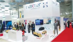  ??  ?? A number of French companies showcased their products and capabiliti­es at Milipol.