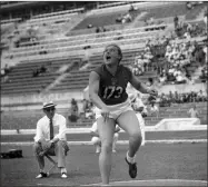  ?? AP, File ?? In this 1960 file photo, Tamara Press of Russia heaves the shot during the Women’s shot put qualifying round at the Summer Olympic Games in Rome, Italy.