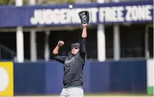  ?? David J. Phillip/Associated Press ?? Giancarlo Stanton played 34 games in right field last season but could see that number jump up in home games in 2023.