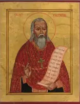  ??  ?? A painting of St. Valentine