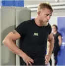  ?? Bild: TOVE ERIKSSON ?? BORTA. Alexander ”The Mauler” Gustafsson får vänta på sin comeback.