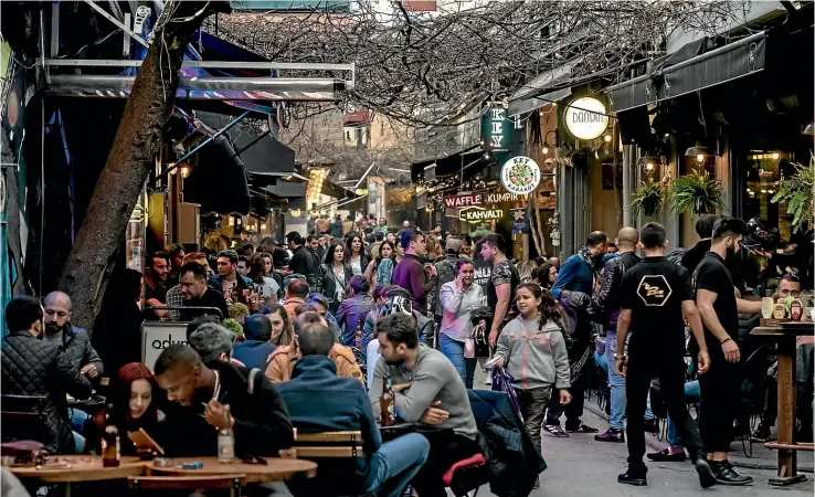  ?? PHOTOS: 123RF ?? Karakoy is one of the most trendy places in Istanbul, boasting many modern cafes and bars.