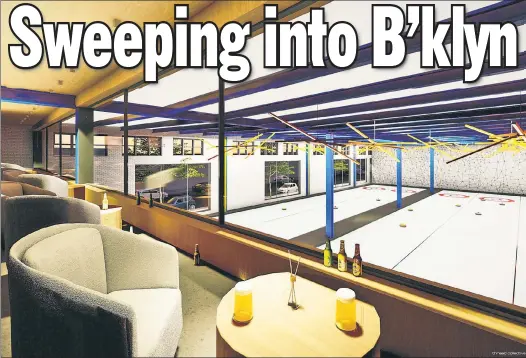  ?? ?? ICE GOING: The Lakeside Curling Club (below) says a Gowanus rink (rendering above) would be a hit for a sport people are “gravitatio­nally sucked into.”