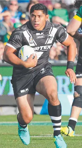  ?? HISTORIC: Jason Taumalolo in action for the Kiwis against Australia. ??