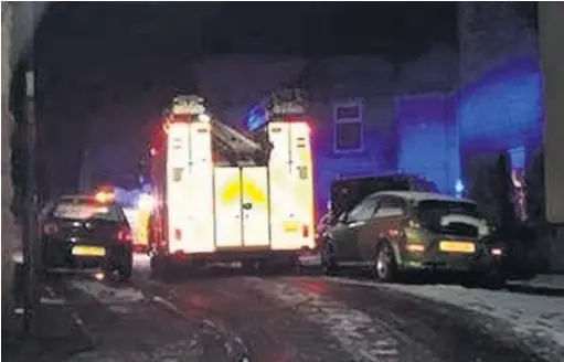  ??  ?? l● Residents of 30 homes in Bacup were forced to evacuate after a fire resulted in a dangerous gas leak.