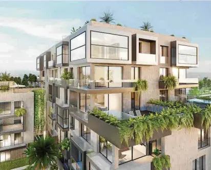  ?? Foto: Xojay ?? Auch so sieht modernes Bauen auf Mallorca heute aus: Das kürzlich fertiggest­ellte Apartmenth­aus Xo Palma Residences befindet sich in Palmas Stadtteil Nou Llevant.