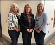  ?? SUBMITTED PHOTO ?? Ardis Yocum, Janice Lear and Ashley Penn join Avon Grove School District’s administra­tion.