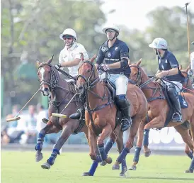  ?? Rodrigo nésPolo ?? Julián de lusarreta, junto a Gonzalo (h.) y Pablo Pieres