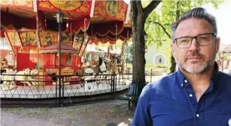  ?? FOTO: MICHAEL TOLL ?? VILL SE FOLK. Magnus Widell, vd på Gröna Lund, anser att 3 500 personer utan problem kan vistas på nöjesfälte­t och ändå hålla social distans till varandra.