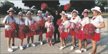  ?? LOANED PHOTO BY CBS 58 MILWAUKEE ?? THIS UNDATED IMAGE FROM VIDEO PROVIDED BY CBS 58 MILWAUKEE shows the Milwaukee Dancing Grannies. The Milwaukee Dancing Grannies, a marching, dancing holiday fixture in Wisconsin for nearly 40 years was hit by tragedy as they marched on Sunday during the Christmas Parade in Waukesha, Wis.