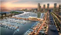  ??  ?? An artist’s impression of Meraas’ Dubai Harbour developmen­t.