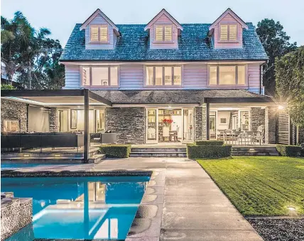  ??  ?? This Shelly Beach Rd home — with an asking price of $3.4m — is helping push the average over $2m in St Marys Bay.