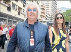  ??  ?? Flavio Briatore, en Montecarlo durante el GP de Mónaco.