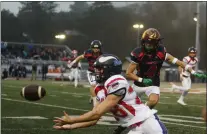  ?? ?? Zach Fagin, of Los Altos High School, catches the ball during the Charlie Wedemeyer All-Star Game in Los Gatos.