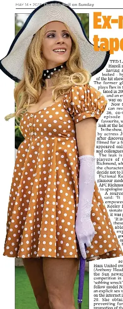 Ex-model Keeley uses her own sex tape ordeal for Ted Lasso ...