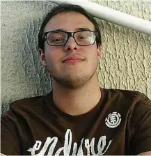  ?? Arquivo pessoal ?? O estudante Lucas, 22, morto após levar choque em poste