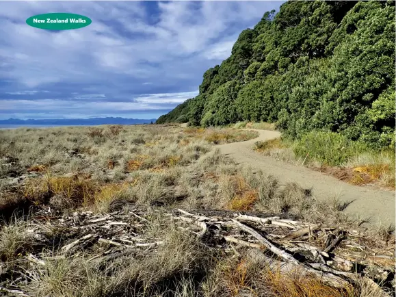  ?? Photo Jim Robinson. ?? Above: New trail at Waiotahe Beach, 5km from Opotiki.