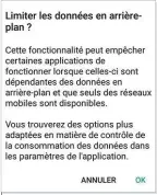  ??  ?? Des applicatio­ns un peu trop zélées perturbent parfois la connexion 4G.