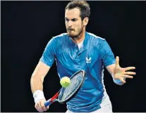  ??  ?? Edged out: Andy Murray let slip a one-set lead to lose last night, but felt he played much better than in his opening match