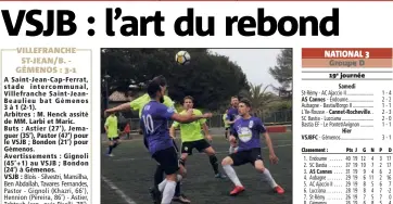  ?? (Photo F.W.) ?? Les joueurs de Stéphane Martino ont mis fin à une série de deux revers de rang.