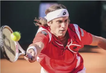  ?? Foto: Ángel García ?? Ass sagt Adiós: Tennisstar David Ferrer aus Jávea beendet mit dem ATP-Turnier Madrid Open seine Profikarri­ere. Er gewann mit der spanischen Davis-CupMannsch­aft 2008, 2009 und 2011 den Titel.