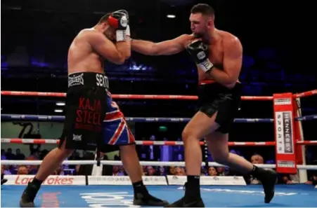  ?? Photo: ACTION IMAGES/LEE SMITH ?? MUCH BETTER: Fury shows improvemen­t while defeating Sexton