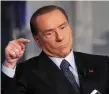  ??  ?? ‘No expert’: Silvio Berlusconi