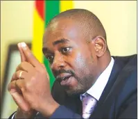  ??  ?? Nelson Chamisa has been losing against himself. The turnout to his current rallies compare drably with his early solo rallies