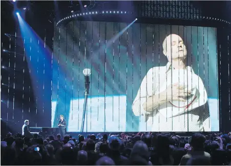  ??  ?? Sarah Harmer performs during a tribute to the late Gord Downie at the Juno Awards in Vancouver on Sunday.