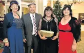  ?? Picture: EUGENE COETZEE ?? FOND FAREWELL: De Vos Malan school teacher Julia Kemp, left, retired this month after 41 years of service. Principal John Jansen, Jenny Jooste, second from right, and Katie McBean were among those bidding her farewell