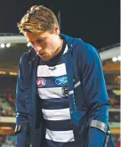  ??  ?? HOBBLED: Mark Blicavs on Friday.