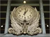  ??  ?? AN INTRICATE clock adorns the building, which hosts Arizona State University as a tenant.