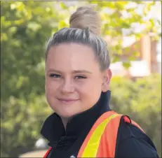  ?? ?? BREAKING GROUND: Northern Grampians council cadet surveyor Isabelle Fuller.