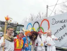  ?? FOTO: OLAF E. JAHNKE ?? Man ist ja bescheiden: Die Olympische­n Spiele sollen erst 2032 in Nuikil stattfinde­n.