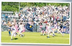  ?? PICTURE: Duncan Palmer ?? HEARTACHE: McCann’s Hendon lost to Dulwich in the play-off final