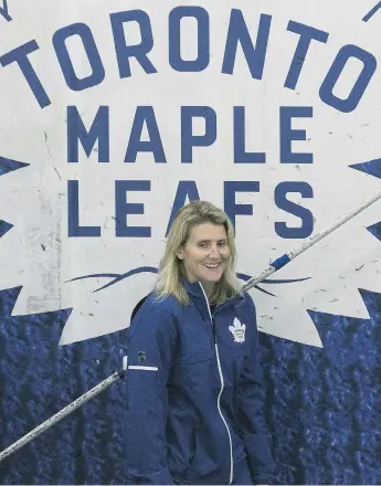  ?? STAN BEHAL / POSTMEDIA NEWS ?? Hayley Wickenheis­er was named the Toronto Maple Leafs’ assistant director of player developmen­t Thursday as the team announced a series of hockey operation promotions and new hires.