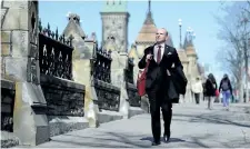  ?? SEAN KILPATRICK/THE CANADIAN PRESS ?? Liberal MP Randy Boissonnau­lt is pictured on Parliament Hill in Ottawa.