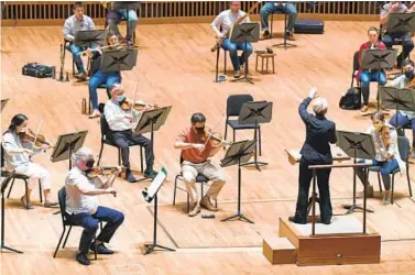  ?? KIM HAIRSTON/BALTIMORE SUN ?? The Baltimore Symphony Orchestra’s three-week Marin Festival, which wraps up June 19 with an online gala featuring soprano Renée Fleming, is classical music’s equivalent of a farewell tour.